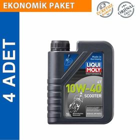 Liqui Moly 10W-40 4t Basic Scooter 1 L 4'lü Motosiklet Yağı