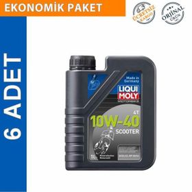 Liqui Moly 10W-40 4t Basic Scooter 1 L 6'lı Motosiklet Yağı