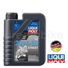 Liqui Moly 20W-50 Street 1 lt Made in Germany 1500 Motor Yağı