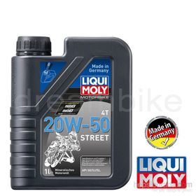 Liqui Moly 20W-50 Street 1 lt Made in Germany 1500 Motor Yağı