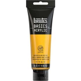 Liquitex 141037 Basics 118 ml Cadmium Yellow Deep Hue 163 Akrilik