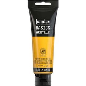 Liquitex 141037 Basics 118 ml Cadmium Yellow Deep Hue 163 Akrilik