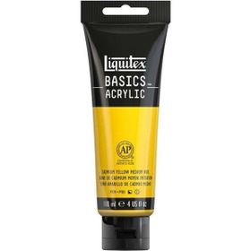 Liquitex 141038 Basics Akrilik 118 ml Cadmium Yellow Medium Hue 161 Boya