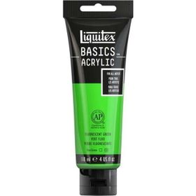 Liquitex 5738749 Basics Akrilik 118 ml Fluorescent Green N.985 Boya