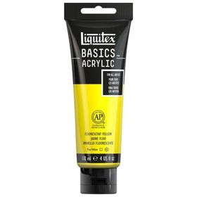 Liquitex 5738753 Basics Akrilik 118 ml Fluorescent Yellow N:981 Boya