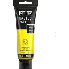 Liquitex 5738753 Basics Akrilik 118 ml Fluorescent Yellow N:981 Boya