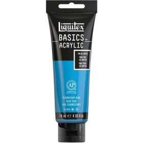 Liquitex Basics 118 ml N:984 Fluorescent Blue Akrilik Boya