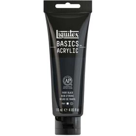 Liquitex Basics Ivory Black 118 ml Kumaş Boyası