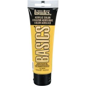 Liquitex Basics Naples Yellow 118 ml Kumaş Boyası