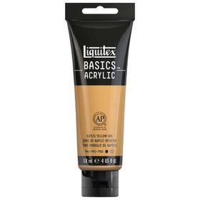 Liquitex Basics Naples Yellow 118 ml Kumaş Boyası