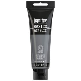 Liquitex Basics Neut Gray Value 5 118 ml Kumaş Boyası