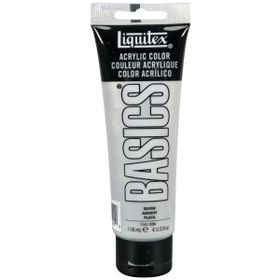 Liquitex Basics Silver 118 ml Kumaş Boyası