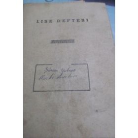 LISE DEFTERI - ALI HIKMET