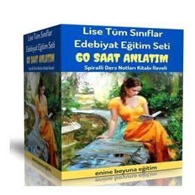 Lise Tüm Sınıflar Edebiyat Görüntülü Eğitim Seti 60 Saat Anlatım Enine Boyuna Eğitim