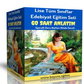 Lise Tüm Sınıflar Edebiyat Görüntülü Eğitim Seti 60 Saat Anlatım Enine Boyuna Eğitim