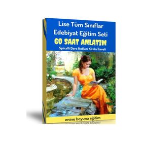 Lise Tüm Sınıflar Edebiyat Görüntülü Eğitim Seti 60 Saat Anlatım Enine Boyuna Eğitim