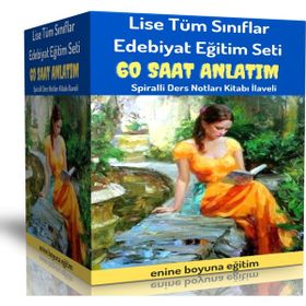 Lise Tüm Sınıflar Edebiyat Görüntülü Eğitim Seti 60 Saat Anlatım Enine Boyuna Eğitim