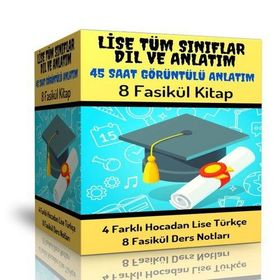 Lise Türkçe Görüntülü Eğitim Seti Enine Boyuna Eğitim
