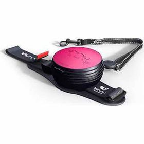 Lishinu Pembe Large 13-40 kg Bungee Akıllı Köpek Gezdirme Tasması