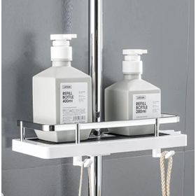 Lisinya 1 Adet 27x12x5 cm Plastik Organizer Şampuan ve Sabunluk Duş Rafı