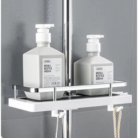 Lisinya 1 Adet 27x12x5 cm Plastik Organizer Şampuan ve Sabunluk Duş Rafı