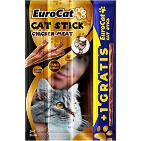 Lisinya Eurocat Tavuk Etli 4 Adet 4x5 gr 20 gr Kedi Ödül Maması