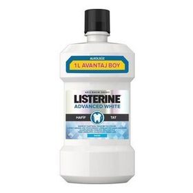 Listerine 1 Litre Advanced White Hafif Tat Ağız Bakım Suyu