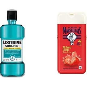 Listerine 250 ml Cool Mint Ağız Bakım Suyu + 250 ml Le Petit Marseillais Akdeniz Çileği Duş Jeli