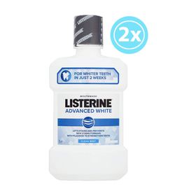 Listerine 2x1000 ml Advanced White Hafif Tat