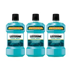 Listerine 3x1000 ml Cool Mint Ağız Suyu