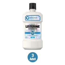 Listerine 3x500 ml Advanced White Hafif Tat Ağız Bakım Suyu