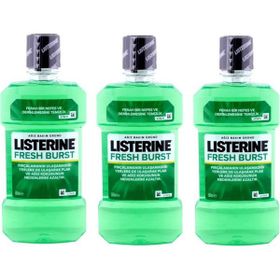 Listerine 3x500 ml Fresh Burst Ferah Nane Ağız Bakım Suyu