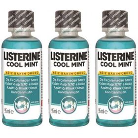 Listerine 3x95 ml Cool Mint Ağız Bakım Suyu