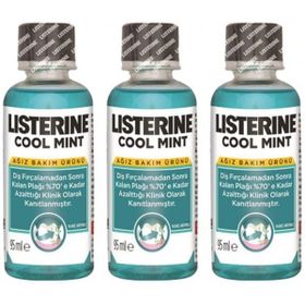 Listerine 3x95 ml Cool Mint Ağız Bakım Suyu