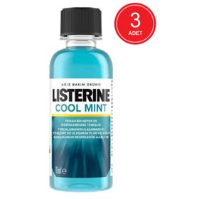 Listerine 3x95 ml Cool Mint Ağız Bakım Suyu