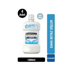 Listerine 4x1000 ml Advanced White Hafif Tat