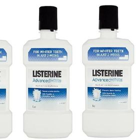 Listerine 4x1000 ml Advanced White Hafif Tat