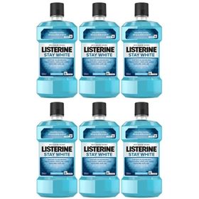 Listerine 500 ml 6'lı Stay White Ağız Bakım Suyu