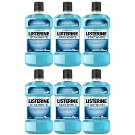 Listerine 500 ml 6'lı Stay White Ağız Bakım Suyu