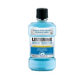 Listerine 500 ml Stay White Serinletici Nane Aromalı Ağız Bakım Suyu