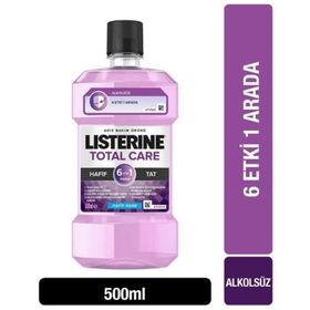 Listerine 500 Ml Total Care Hafif Nane Alkolsüz Ağız Bakım Suyu