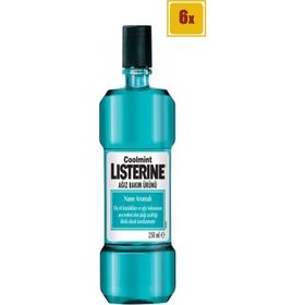 Listerine 6'lı Cool Mint 250 ml Ağız Bakım Suyu