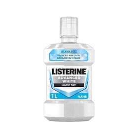 Listerine Advanced Listerin Beyazlatıcı Nane Aromalı 1000 ml Ağız Bakım Suyu