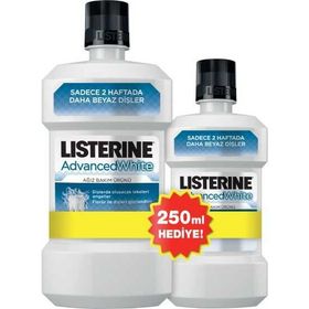 Listerine Advanced White 500 ml + 250 ml Ağız Suyu