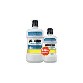 Listerine Advanced White 500 ml + 250 ml Ağız Suyu