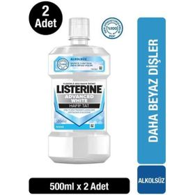 Listerine Advanced White Alkolsüz 500 ml Ağız Bakım Suyu