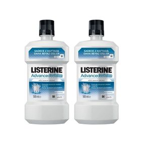 Listerine Advanced White Diş Beyazlatıcı 2x500 ml Ağız Bakım Suyu