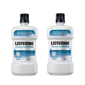 Listerine Advanced White Diş Beyazlatıcı 2x500 ml Ağız Bakım Suyu