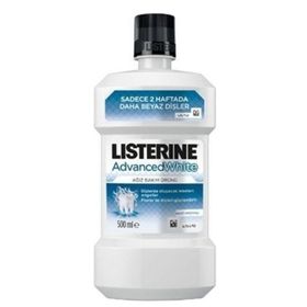 Listerine Advanced White Diş Beyazlatıcı 500 ml Ağız Bakım Suyu