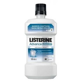 Listerine Advanced White Diş Beyazlatıcı 500 ml Ağız Bakım Suyu